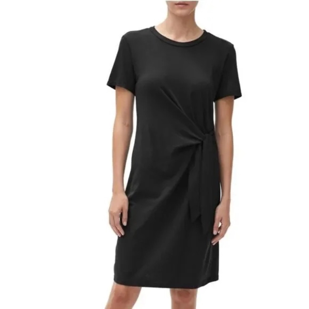 Sanctuary Women's Side-Waist Jersey T-Shirt Mini Dress Black